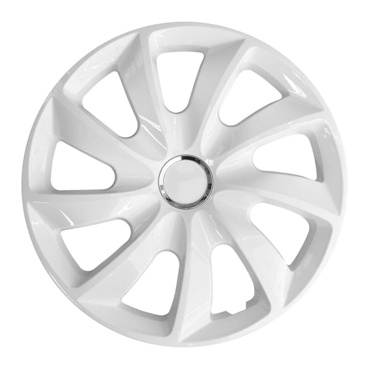 NRM STIG WHITE 13'' STIG WHITE PAINTED navkapslar 4 stycken