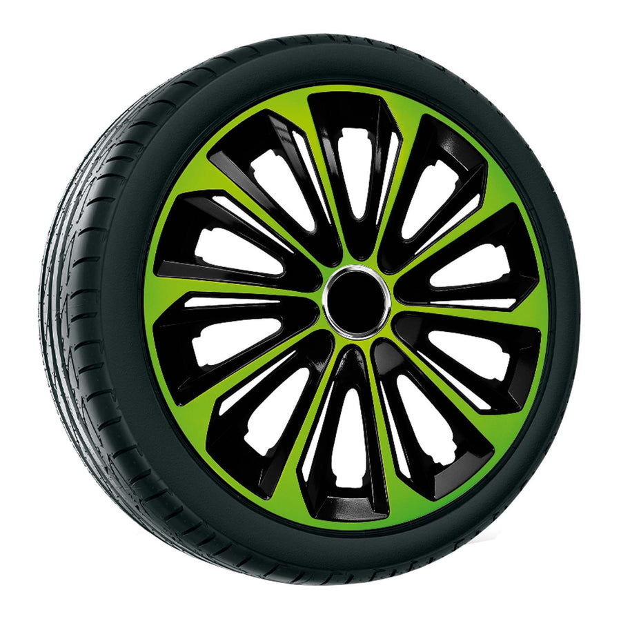 Kapsyler 16'' NRM EXTRA STRONG GRÖN SVART grön-svart 4 st