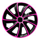 Mössor 14" NRM EXTRA STIG PINK BLACK rosa/svart 4 st