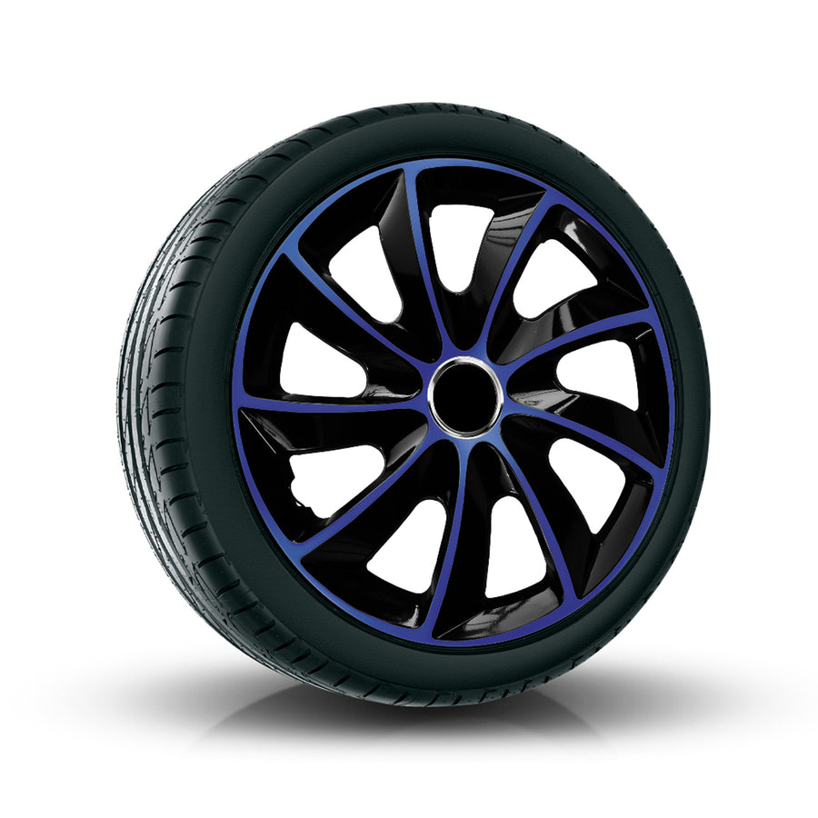 NRM EXTRA STIG BLUE BLACK 13" navkapslar 4 stycken