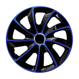 NRM EXTRA STIG BLUE BLACK 13" navkapslar 4 stycken