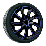 NRM EXTRA STIG BLUE BLACK 15" navkapslar 4 stycken