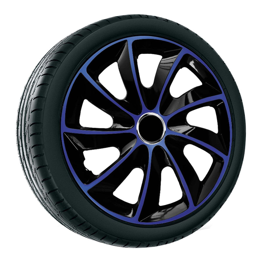 NRM EXTRA STIG BLUE BLACK 15" navkapslar 4 stycken