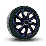 Kåpor 16" NRM EXTRA STIG BLÅ SVART 4 st