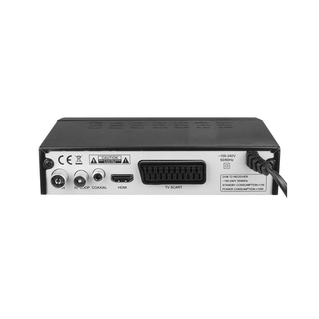 LTC LXDVB101 Digital Tuner Marksänd Avkodare Med Programmerbar Fjärrkontroll DVB-T DVB-T2 Full HD SD HDMI Euro WiFi USB PVR EPG