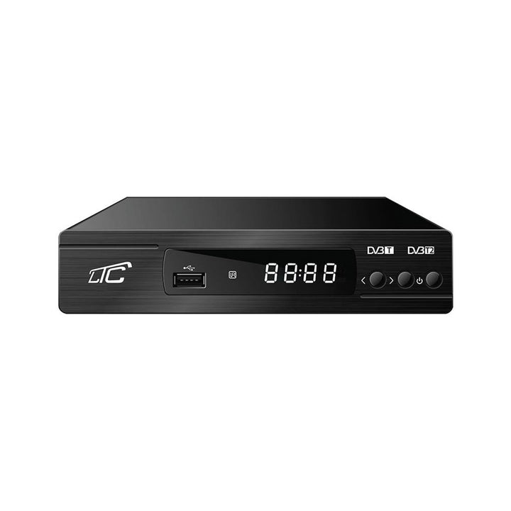 LTC LXDVB101 Digital Tuner Marksänd Avkodare Med Programmerbar Fjärrkontroll DVB-T DVB-T2 Full HD SD HDMI Euro WiFi USB PVR EPG