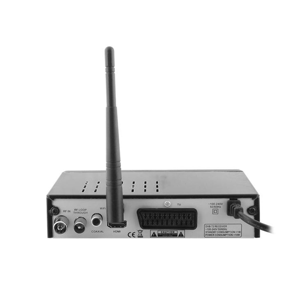 LTC HD203 Tuner Digital Marksänd Avkodare Med Programmerbar Fjärrkontroll DVB-T2/HEVC H.265 WiFi MPEG-4 E-AC-3 USB WI-FI HDMI PVR