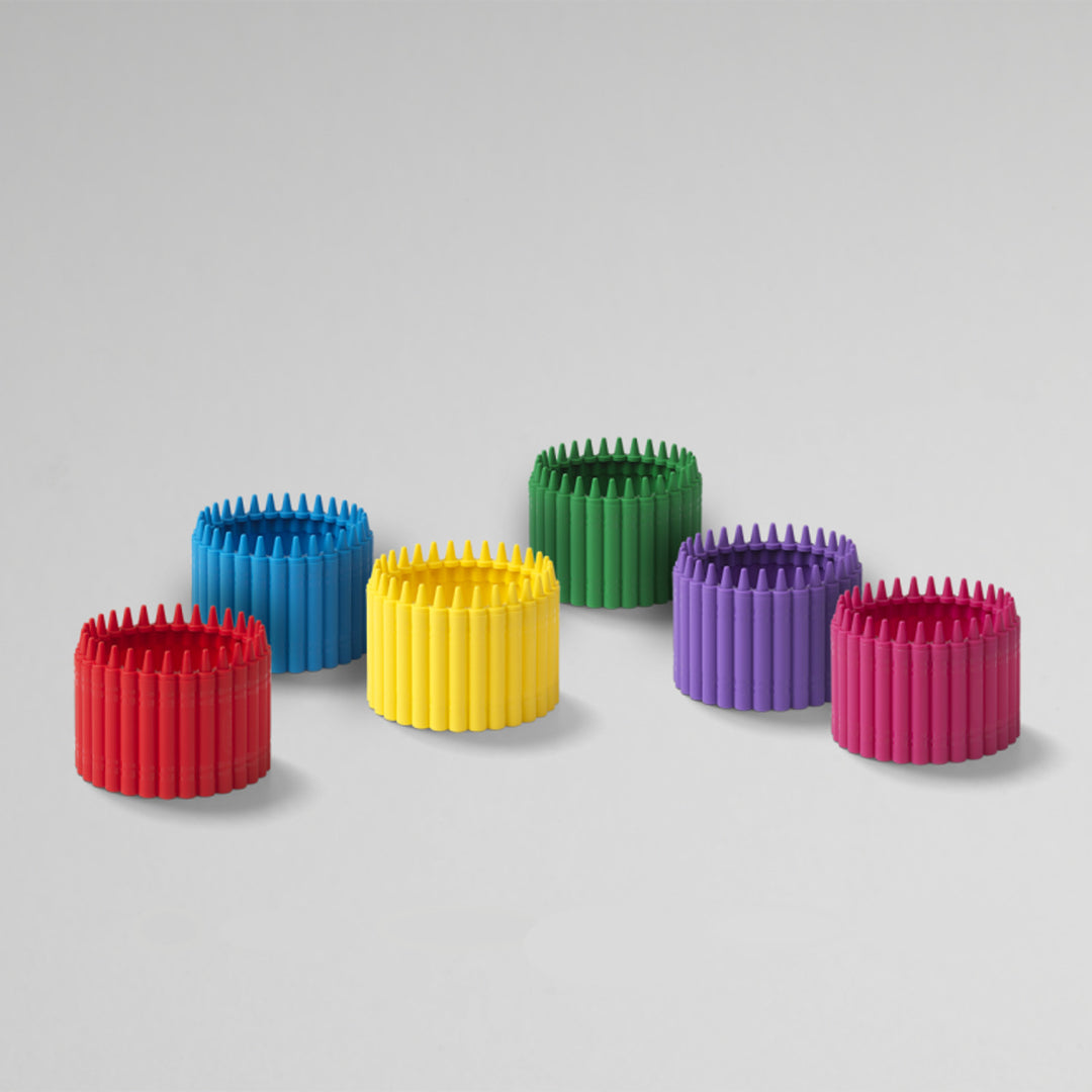 Crayola 74030801 Crayola Crayon Cup Skrivbord Arrangör Penna Förvaring Behållare Perfekt För Barnrummet - Röd