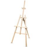 Woodok Målning Staffli 150 cm Stabilt Bokträ Naturligt Ekologiskt Trä För Vuxna Och Barn För Professionella Konstnärer