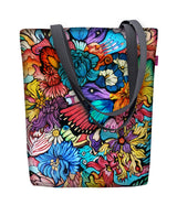 Sunny Axelväska Med Dragkedja Dam Shopper 36x40 cm (Passar A4) TygväskaHippi