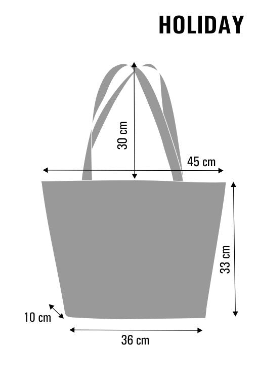 Holi Shoulder Bag med dragkedja Ladies Shopper Lämplig för A4 bärande väska väska med motiv Rumba