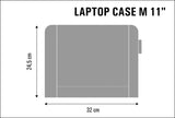 Laptopväska för en 11-tums bärbar dator, tillverkad av ekologisk filt, med aztekiskt tryckmönster