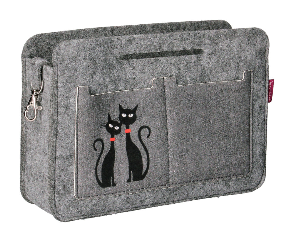 Premium Bag Organiser Handbag Organiser Organiser Bag Organiser Felt Black Cats