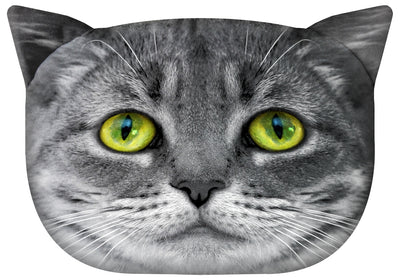 Bertoni prydnadskudde Cat Lolek 30x45 cm, velour, kattmönster, allergivänligt inlägg