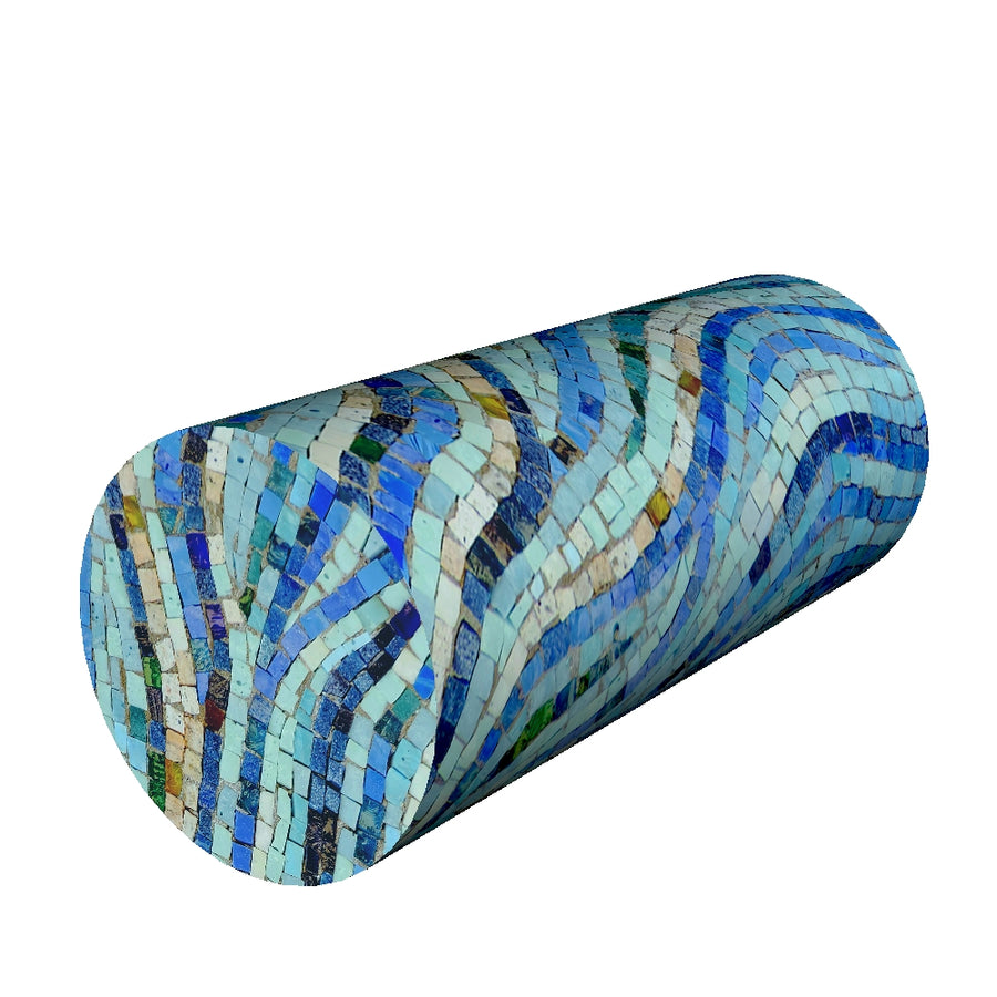 Nackkudde Svankrulle 40x15cm Kuddstöd Kuddrulle Termoaktiv Skumrulle Kudde Mozaic