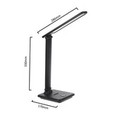Maclean LED-bordslampa, max. 9W, 220-240V AC, färgskiftbar, dimbar, 450lm, MCE614 B