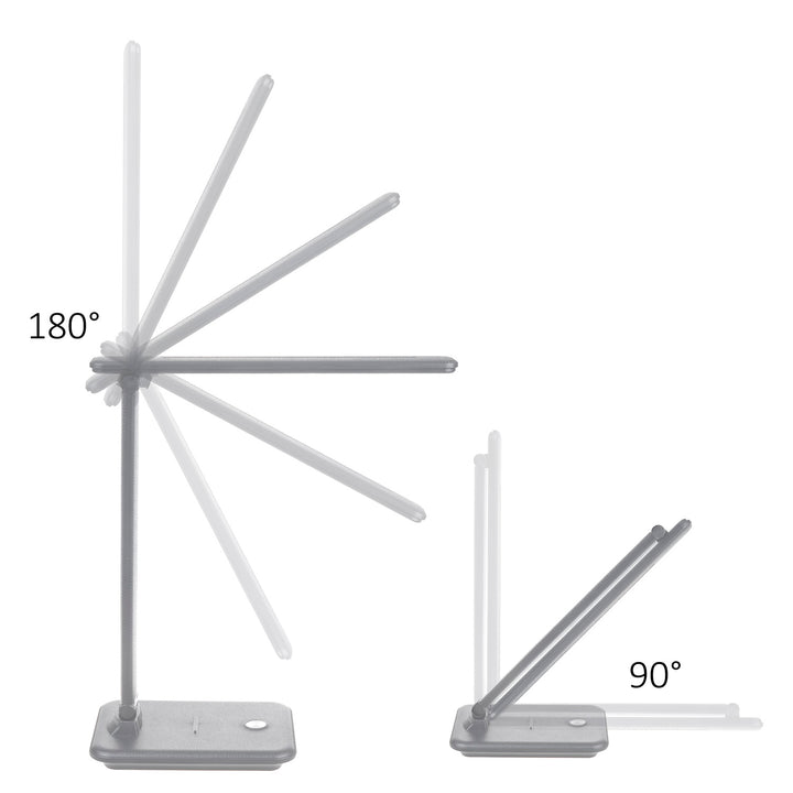 Maclean MCE616 W Dimbar LED Skrivbordslampa 9W Med Induktion Qi-Laddare