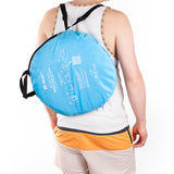 Strandtält Strandskydd Omedelbart Hopfällbart Tält Campingtält Automatiskt Bärbart Kasttält Utomhus 160 x 150 x 115cm