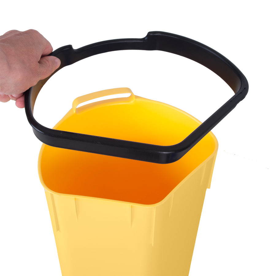 Avfallskärl 40L Pedalkorg Avfallssortering 3 Fack Avfallssepareringssystem 3-Fack Innerkärl Av Plast