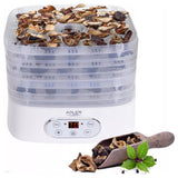 Adler AD 6658 Svamp-, Frukt- Och Örttork Mattork Dehydrator 550W