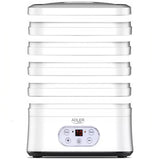 Adler AD 6658 Svamp-, Frukt- Och Örttork Mattork Dehydrator 550W