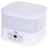 Adler AD 6658 Svamp-, Frukt- Och Örttork Mattork Dehydrator 550W