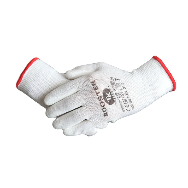 HANDSKAR MED POLYURETANBELÄGGNING FÖR BRA GREPP R.9 (12 PAR)
