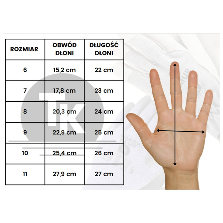 HANDSKAR MED POLYURETANBELÄGGNING FÖR BRA GREPP R.9 (12 PAR)