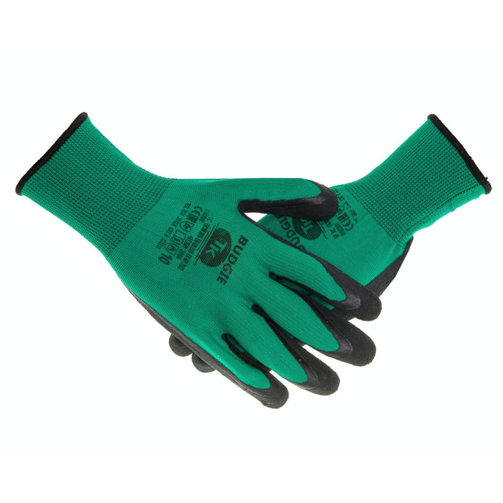 TK Budgie Arbetshandskar Set Med 12 Par Handskar Gjorda Av Ventilerande Bomull Trädgårdsarbete Arbetsskydd Storlek 11
