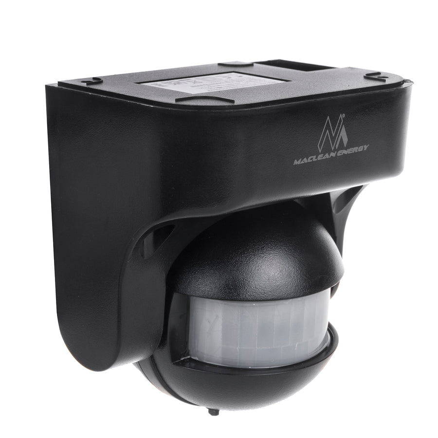 Maclean MCE358 Infraröd Rörelsesensor 180° PIR Rörelsesensor Med Skymningssensor Infraröd IP44 För Inomhus Och Utomhus Upp Till 12m Räckviddsbelastning 300/1200W
