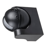Maclean MCE358 Infraröd Rörelsesensor 180° PIR Rörelsesensor Med Skymningssensor Infraröd IP44 För Inomhus Och Utomhus Upp Till 12m Räckviddsbelastning 300/1200W