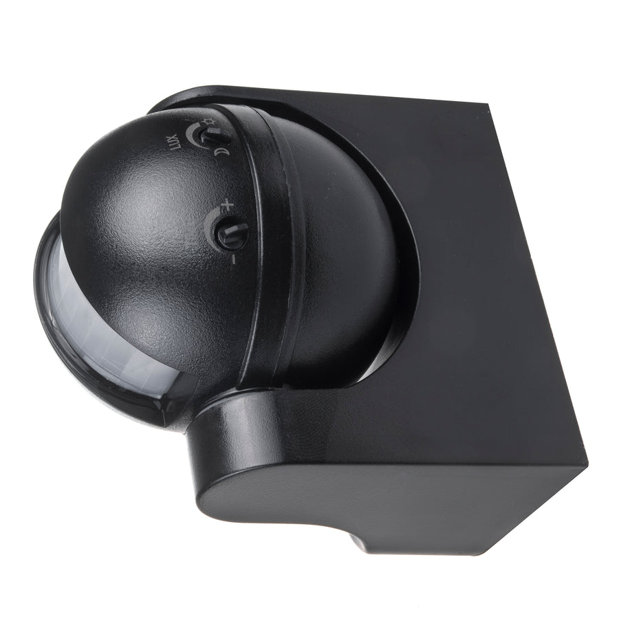 Maclean MCE358 Infraröd Rörelsesensor 180° PIR Rörelsesensor Med Skymningssensor Infraröd IP44 För Inomhus Och Utomhus Upp Till 12m Räckviddsbelastning 300/1200W