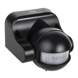 Maclean MCE358 Infraröd Rörelsesensor 180° PIR Rörelsesensor Med Skymningssensor Infraröd IP44 För Inomhus Och Utomhus Upp Till 12m Räckviddsbelastning 300/1200W