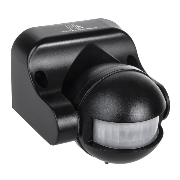 Maclean MCE358 Infraröd Rörelsesensor 180° PIR Rörelsesensor Med Skymningssensor Infraröd IP44 För Inomhus Och Utomhus Upp Till 12m Räckviddsbelastning 300/1200W