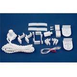 STOP SUN MINI Roller Block Mechanism fi17 Med Vit Sladd