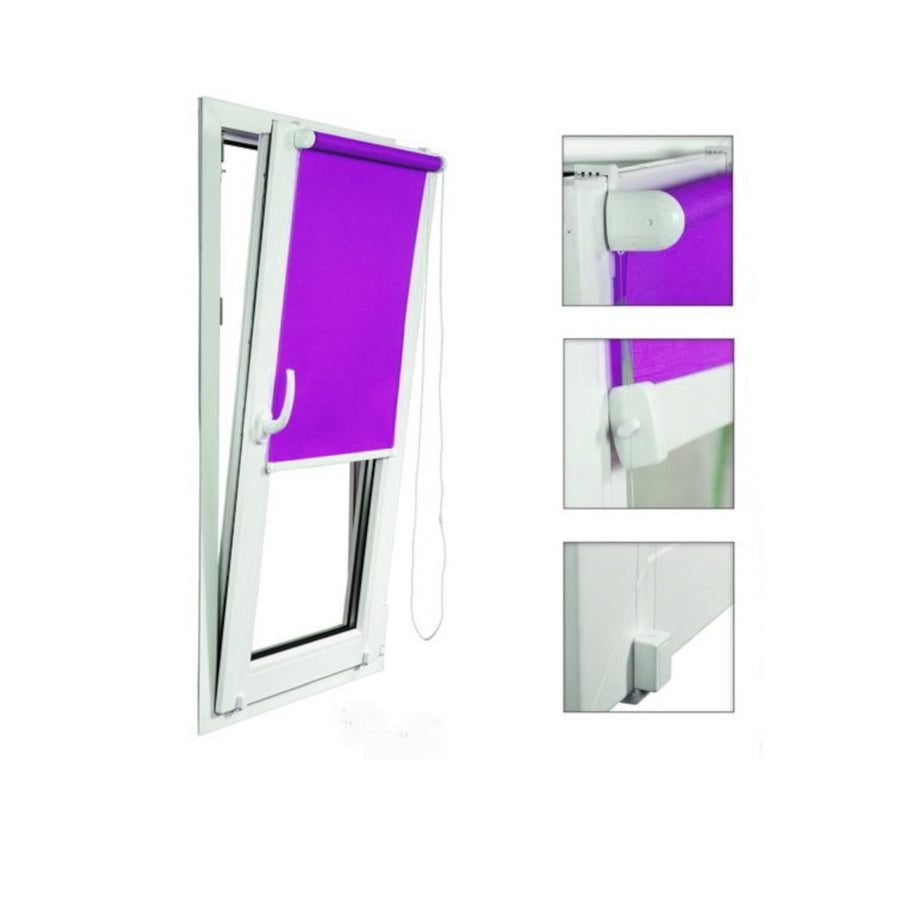 STOP SUN MINI Roller Block Mechanism fi17 Med Vit Sladd