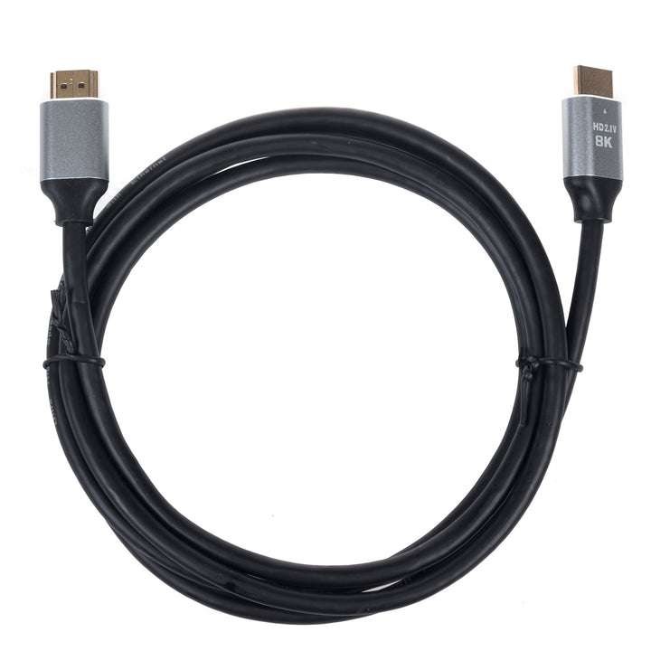 Maclean MCTV-441 HDMI 2.1a Kabel Med Guldpläterad Hane Till Hane 8K Ultra High-Speed Kabel Maximal Bandbredd På 48 Gb/s 8K FUHD 60Hz 4320p / 4K 120Hz 2160p 2m