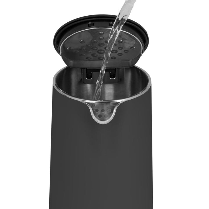 Concept RK3302 Vattenkokare Med Temperaturkontroll 1,5L KEEP-Funktion Vattennivåindikator Roterar 360° 2200 W Antracit