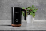 Concept Nordic NM4101 Mjölkskummare 500W Svart För Latte Cappuccino Frappe Varm Choklad 3 Lägen Rostfritt Stål