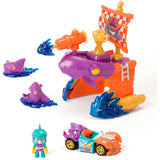 T-Racers PTRSD014IN20 Pirate Shark Playset Exklusivt Fordon
