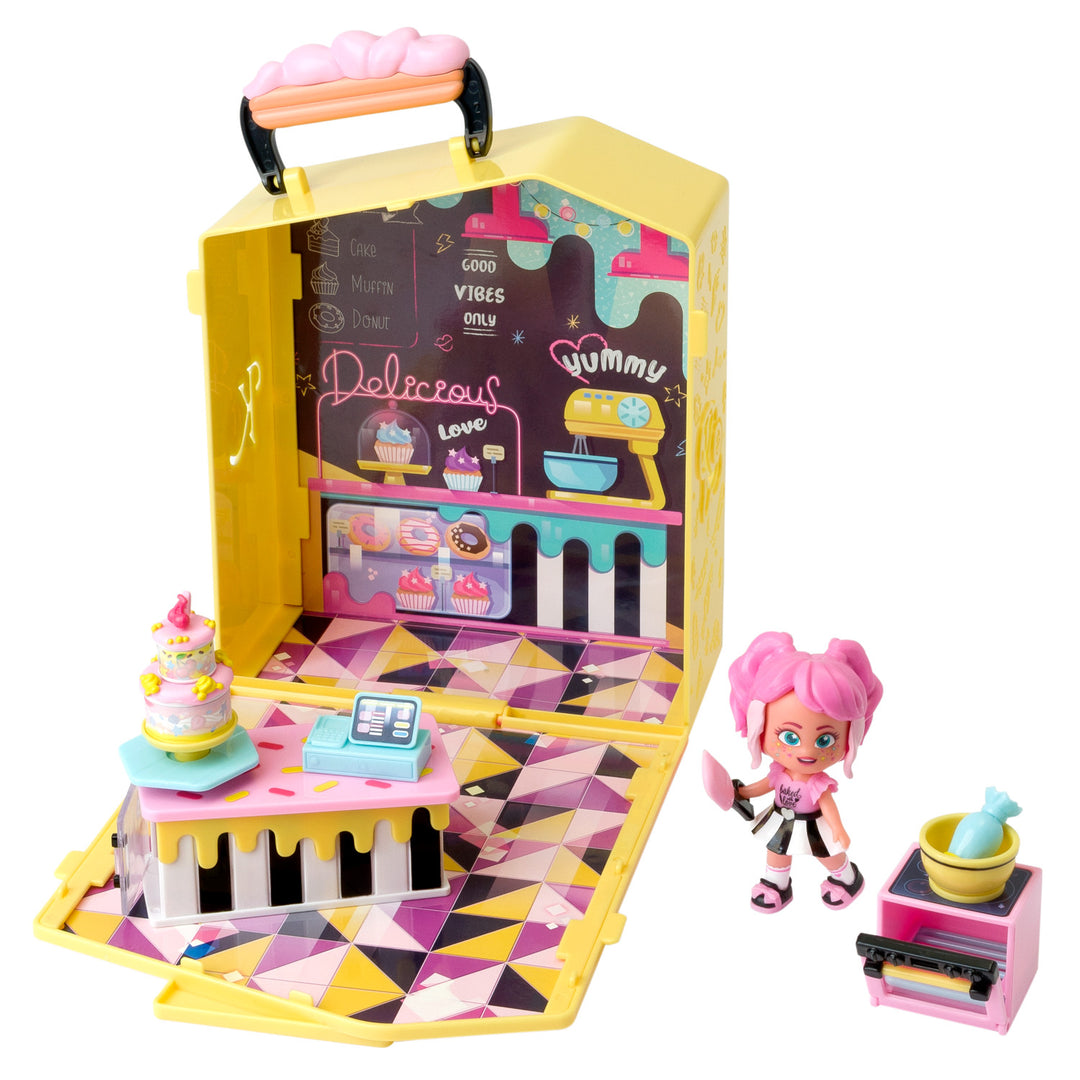 Kookyloos PKLSP114IN30 Tiffany's Pop Up Bakery PlaySet Bageri