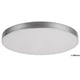 Rabalux 3317 Taklampa Tesia, Ind. Ceil LED 60W Silver D60cm - Takplafond