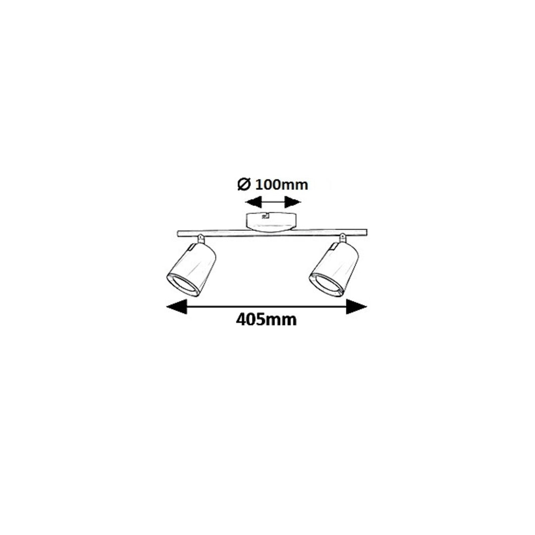 Rabalux 5046 Solange Spot LED 12W Vit - Vit Taklampa