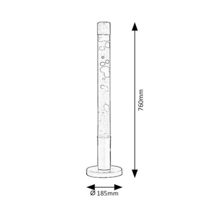 Rabalux 4111 Dekorativ Lampa Dovce Lavalamp E14 40W Röd-Gul