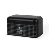 Maestro MR-1774-S Brödbehållare Med Lock 30x20x15,7 cm Stål Svart