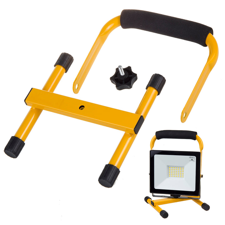 Maclean Byggstrålkastare Med PIR-Rörelsesensor 50W LED-Arbetsljus 4000 Lumen För Inom- Och Utomhusbruk Strålkastare Vridbar (Neutral Vit, 50 W)