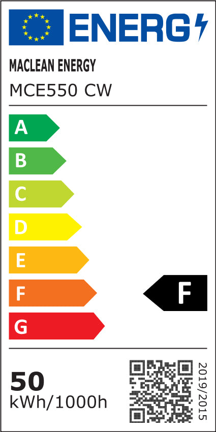 Maclean Byggstrålkastare Med PIR-Rörelsesensor 50W LED-Arbetsljus 4000 Lumen För Inom- Och Utomhusbruk Strålkastare Vridbar (Kall Vit, 50 W)