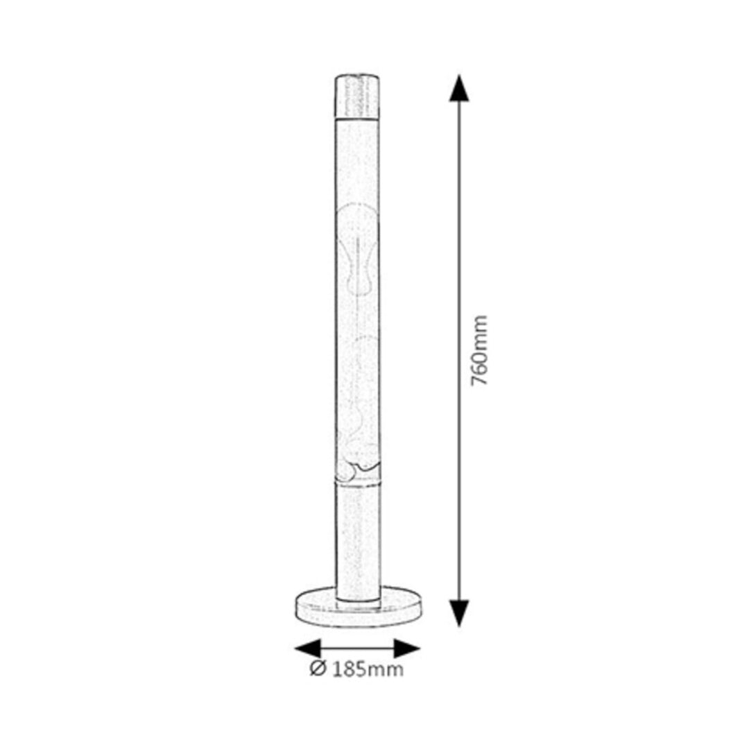 Rabalux Dekorativ Lampa Dovce Lavalamp E14 40W Orange-Lila