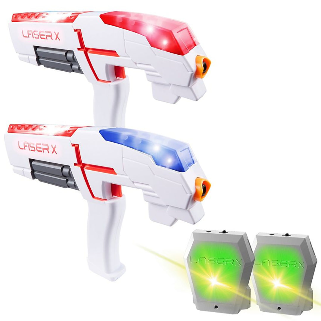 Laser X LAS88016 Två Blasters Infraröda Pistoler