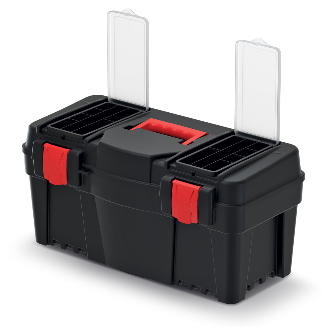 KISTENBERG CALIBER KCR5530 Verktygslåda Verkstad Förvaringslåda Bärhandtag 55 cm Stabil ABS-plast